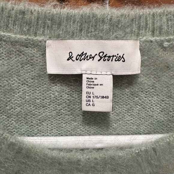 & Other Stories Sage Knitwear Sweater & Skirt Set - Picture 3 of 6
